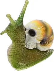 FONDOTIN Cute Snail Figurine Small Snail Ornament Resin Sculpture Perfect for Decor