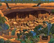 Jigsaw puzzle National Park Mesa Verde Colorado 500 piece NEW Cliff dwellings