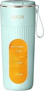 Small Blender for Smoothies - Personal Juicer Machines,340ml Portable Rechargeable Blender Personal Blender for Shakes Smoothies Food Prep