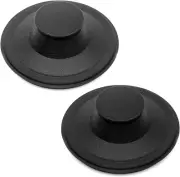 (2 Pack) Exact Replacement for Insinkerator STP-PL/STPPL Black Rubber Sink Stopp