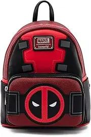 [Loungefly] Deadpool Merc with a Mouth Cosplay Womens Double Strap Shoulder Bag Purse, Multi, One Size, Fashion