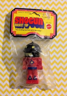 Vtg 1978 Mattel Shogun Rocket Top - Rare 70s Spinning Toy - NOS NIP Made In USA