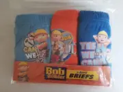 Bob the Builder Briefs Boys Character Hipster Undies 3 Pair in packet New