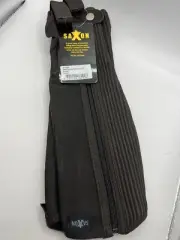 Saxon Kids Equileather Childs Half Chaps Zip Size Small Brown Brand New