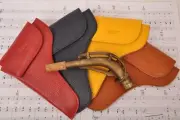 Saxophone Neck Case for ALTO/TENOR sax Genuine Leather by MG Leather Work