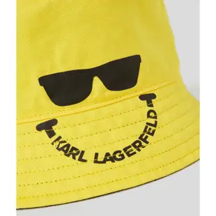 ✴Sparkle歐美精品✴ Karl Lagerfeld 老佛爺卡爾微笑聯名系列雙面漁夫帽 帽子 現貨真品
