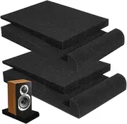 Kisangel 2 Pcs Vibration Mats Reusable Soundproofing Foam Panels for Home Office and Studio Use Noise Reduction and Vibration Absorption Pads