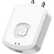 Scosche BTTWT-SP White FlyTunes Universal Portable Bluetooth 4.1 Wireless Audio