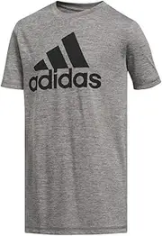 [adidas] Boys' Big Short Sleeve Logo Tee Shirt