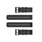Black Silicone Watch Bracelet Wristband Strap For Suunto 7/9/D5
