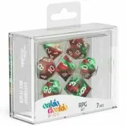 Oakie Doakie Dice RPG Set GemiDice Bloody Jungle 7pc