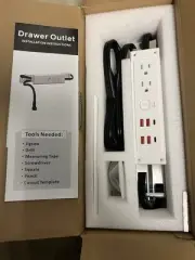 Drawer Outlet Kit USB C PD20W Fast Charging Station Power Cabinet Charging Strip