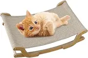 Cat Sisal Chair | Cat Sleeping Nest,Kitten Rocking Sofa Pet Cooling Recliner for Home Living Room Indoor Hot Days Play Lounge Balcony Garden Outdoor Window Shop Travel