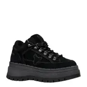 ULTIMATUM BLACK SUEDE SNEAKERS