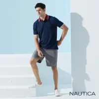 在飛比找momo購物網優惠-【NAUTICA】男裝 吸濕排汗休閒短褲(深灰)