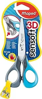 Maped Sensoft 3D Left Handed Scissors 13cm (Assorted Colours)