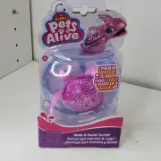 NEW Zuru Pets Alive Walk & Swim Turtle Toy Purple Pink Swim In Water Animal NIP