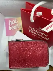 Vivienne Westwood BIG ORB Cigarette Case Red W/Official Product Box,shopper