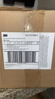 3M 7624-T-95-3G Cold Shrink Three Conductor Termination QT-III Kit