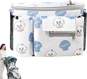 Stroller Bag Organizer - Infant Stroller Accessories Organizer - Waterproof Transparent Touch Panel for Baby Boy Parents
