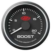 SAAS boost gauge 2" black 0-20psi for Toyota Landcruiser VDJ76/78/79 1HZ 4.2