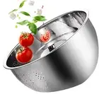 Stainless Steel Colander Basket for Fast Rice Washing and Thorough Drainage