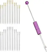 24 Pcs Needles and Stitch Rippers Set, Easy Thread Hand Sewing Needles with Seam Rippers for DIY Crafts, Embroidery, Needlework and Repair Tools