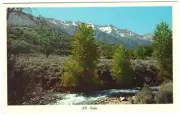 Mt. Nebo from Scenic Drive (Alpine Loop), Utah, c1950's Unused Postcard