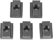 [LIZEALUCKY] 45 Steel T-Slot nut M8/M10 nut Connection Fastener T-Slot Aluminum Extrusion 100g/138g Without Removing The existing Fixture-Black (m8)