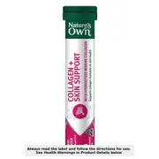 Nature's Own Effervescent Collagen + Skin Support Tablets 20 Pack