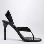 [Alaïa] Black leather flip-flops 36 IT Black
