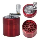 Herb Tobacco Grinder Spice Herbal Metal Smoke Crusher Handle Hand Muller/