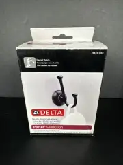 Delta 78435-OB1 Porter Double Towel Hook in Oil Rubbed Bronze NEW IN BOX NIB