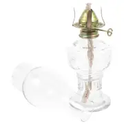 Kerosene Lamp Lantern Oil Indoor Glass Decorative Antique Style