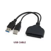 USB 3.0 2.0 to SATA 2.5" 22 pin Hard Disk Driver Convertor Adapter Cable Plug