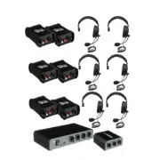 Anchor PortaCom COM-60FC-S 6 Single-Sided Headset Wired Intercom System / NEW
