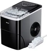 Ice Maker Countertop Fast Self-Cleaning 2 Size Cubes Quiet Portable Easy Office