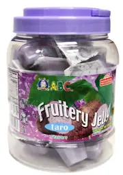 Funny Hippo ABC Fruitery Jelly Natural Fruit Bites - Taro 32.27 Oz (1000G)