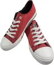 FOCO Mens NFL Team Big Logo Low Top Canvas Sneaker Shoes