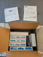 NIB Vtg Train Set 1046-90 Model Power Santa Fe Electric HO North American Rocke