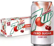 ZERO SUGAR 7UP Cherry Flavored 12 PACK