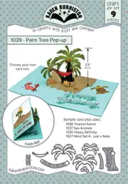 Karen Burniston Palm Tree Pop-Up Die