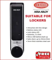 Lockwood RFID Swipe Card cam lock for storage lockers Cupboard lock ML52B00001