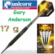 23663 Gary Anderson Unicorn Soft Darts " Black Brass ", 17 G