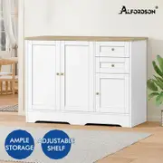 ALFORDSON Buffet Sideboard Cupboard Storage Cabinet Kitchen Hallway Doors White