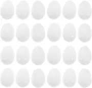 PHENOFICE 30pcs Solid Plastic Fake Pigeon Eggs for Breeding and Incubation Durable Simulation Eggs Training Tool Supplies