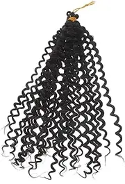 SHERCHPRY Wavy Curly Wig Curly Human Hair Wig Braided Curly Extension for Women Fake Hair Wigs for Teen Hair Extensions Curly Women Wig Dress up Wig Black High Temperature Wire