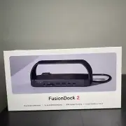 12-in-2 FusionDock 2 Vertical Docking Station Stand for MacBook Pro with 150W...