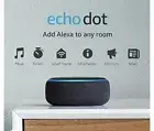 Amazon Echo Dot (3rd Generation) Smart Speaker - Charcoal - 2018 - New Unopened