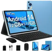 10.1 Inch Android Tablet 12+512GB 5G Wi-Fi 4K HD Screen Dual Cam 8000mAh